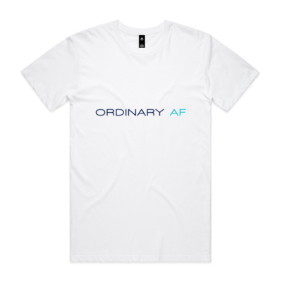 Ordinary AF Men's Tee White Thumbnail